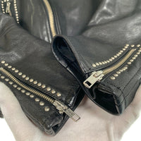 Rags McGREGOR ラグスマックレガー 16AW DOUBLE RIDERS STUDS LEATHER JACKET ダブルライダース スタッズ レザー ジャケット ゴートレザー 211146604 ブラック Size L 福生店
