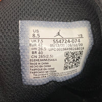 NIKE ナイキ 554724-074 Air Jordan 1 Mid Bred エア ジョーダン 1 ミッド スニーカー レッド size26.5cm 瑞穂店