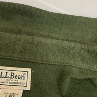 L.L.Bean エルエルビーン シャミークロス 長袖シャツ グリーン sizeL 瑞穂店