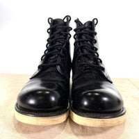 HYSTERIC GLAMOUR ヒステリックグラマー 6HOLE BLACK JUMP BOOT 6ホール レースアップレザーブーツ ブラック トゥガード 0263QS08296 Size 26cm 福生店