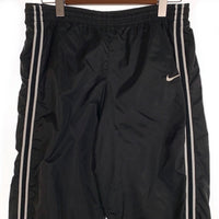 90-00's NIKE ナイキ ナイロン サイドライントラックパンツ ブラック 白タグ Size XL(18-20) 福生店