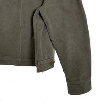 liju work wear ダック地 ジップアップジャケット ワーク モスグリーン Size S-M 相当 福生店