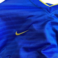 NIKE ナイキ LUFC STRONGBOW ロングスリーブ ゲームシャツ ブルー DRI-FIT Size M 福生店