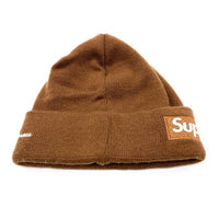 Supreme シュプリーム New Era ニューエラ Box Logo Beanie ニット帽 ブラウン 瑞穂店