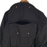 PLUSH コットンリップストップ ジップアップジャケット ミリタリー ハンティング ブラック 結 Yui Size JUMBO 福生店