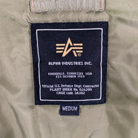 ALPHA INDUSTRIES アルファインダストリーズ N3B Flight Jacket フライトジャケット 20094-219 オリーブ Size M 福生店
