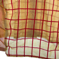 60-70's Arrow アロー Ichiryu Made リメイク オープンカラーチェックシャツ イエロー USA製 襟芯 Size L 福生店