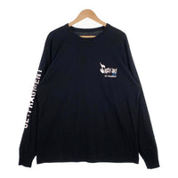 uniform experiment ユニフォームエクスペリメント 23SS FRAGMENT JAZZY JAY フラグメント L/S TEE プリント ロングスリーブTシャツ ブラック Size 4 福生店