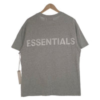 FOG ESSENTIALS エッセンシャルズ リフレクティブロゴプリント Tシャツ 裾 バックプリント グレー Size S 福生店