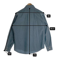CAMCO カムコ コットン 長袖 シャンブレーシャツ グレー Size M 福生店