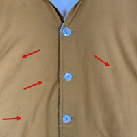 60-70's SUN-DEK of Hawaii コットン ビーチシャツ 半袖 開襟 内パイル地 オレンジ USA製 Size L 福生店