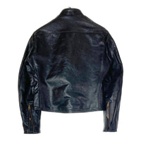 The REAL McCOY's リアルマッコイズ HARLEY-DAVIDSON ハーレーダビッドソン 50's復刻 ホースハイド シングル ライダースジャケット ブラック size34 瑞穂店