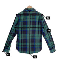 FIVE BROTHER ファイブブラザー チェック フランネルシャツ グリーン ネイビー Size M 福生店
