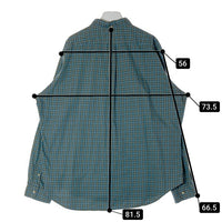 RALPH LAUREN ラルフローレン BD チェック 長袖シャツ グリーン sizeXXL 瑞穂店