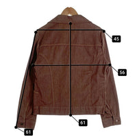 70's J.C.Penney ジェイシーペニー デニムジャケット ボルドー Size L 福生店