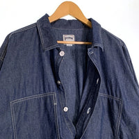 HOUSTON ヒューストン US ARMY シャンブレープルオーバーシャツ インディゴ やや薄手 40964 Size XXL 福生店