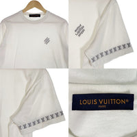 Louis Vuitton ルイヴィトン 24SS モノグラムジャガードロゴ クルーネックTシャツ 半袖 ホワイト RM242MQ Z34 HRN42W Size M 福生店
