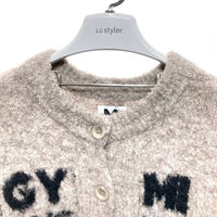 GYDA ジェイダ プリントニットカーディガン グレー sizeF 瑞穂店