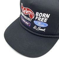 HIDE AND SEEK ハイドアンドシーク 25SS CarService カーサービス Work Cap スナップバックキャップ 刺繡 ブラック 福生店