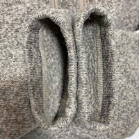 THE NORTH FACE ノースフェイス ハーフジップ プルオーバー トップ ニット 内フリース グレー Size M 瑞穂店