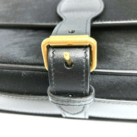 SAINT LAURENT サンローラン 668582 AAAWV カーフ ミディアム サッチェル ショルダーバッグ ブラック 瑞穂店