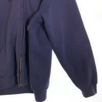 CARHARTT カーハート 裏地サーマル ジップアップ フーディー パーカー ネイビー J149 NVY Size X-Large Regular 福生店