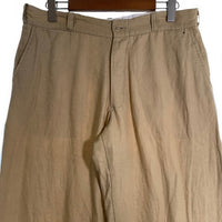 WEAR MASTERS ウエアマスターズ リネン トラウザー パンツ ベージュ アトラクションズ Size 36 福生店