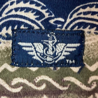 DOCKERS ドッカーズ 総柄 半袖シャツ ブラウン sizeM 瑞穂店