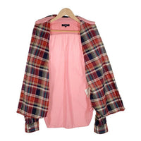 COMME des GARCONS HOMME コムデギャルソンオム フランネルチェック切替 コットンシャツ HF-B050 Size L 福生店