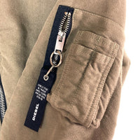 DIESEL ディーゼル バックジップ MA-1 フライトジャケット カーキ sizeXS 瑞穂店