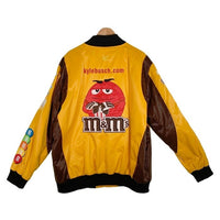 CHASE AUTHENTICS チェイス NASCAR M&M's レーシングジャケット イエロー ブラウン ワッペン リブ Size 2XL 福生店