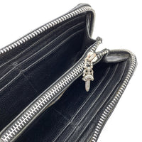 Chrome Hearts クロムハーツ REC F BSフレア ラウンドファスナー レザーウォレット 財布 ブラック SV925 福生店