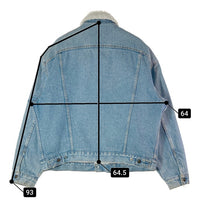 Levi's リーバイス 70609-0214 USA製 ボタン裏527 デニムボアジャケット ライトインディゴ sizeXL 瑞穂店