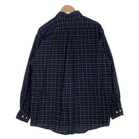 CHAPS RALPH LAUREN チャップスラルフローレン ポロベア刺繡 チェック ボタンダウンシャツ ネイビー Size L 福生店