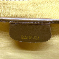 OLD GUCCI オールドグッチ 00320460048 レザー がま口 リュック ブラウン 瑞穂店