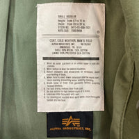 ALPHA アルファ 2050-021 M-65 フィールドジャケット カーキ sizeS 瑞穂店