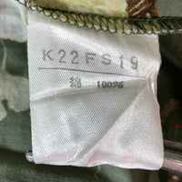 KANEKO ISAO カネコイサオ 葡萄柄 フリルロングスカート K22FS19 グリーン size- 瑞穂店