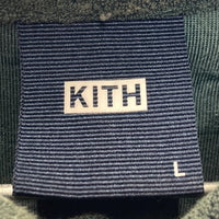 KITH キス エンボスロゴ パイル地 ポロシャツ グリーン Size L 瑞穂店