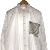 CHRIS PARRY クリスパリー コットンシャツ ホワイト ドレス オールド Size M 福生店