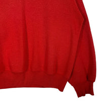 80's Hanes ヘインズ 前V ブランク スウェットトレーナー レッド 無地 Size M 福生店