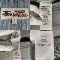 STUSSY ステューシー 24SS Denim Zip Work Jacket デニムジップワークジャケット インディゴ Size M 福生店