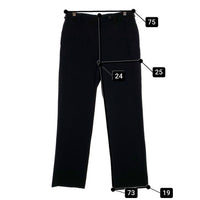 PRADA プラダ ナイロン ストレッチパンツ ストレート ブラック レディース DNA382 F96 Size 40 福生店