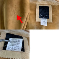 Sean John ショーンジョン ファー レザー ジップアップ ジャケット ベージュ Size 2XL 福生店