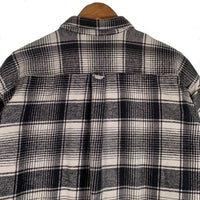 LEE COOPER リー クーパー 長袖 フランネル シャツ チェック グレー ブラック Size XL 福生店
