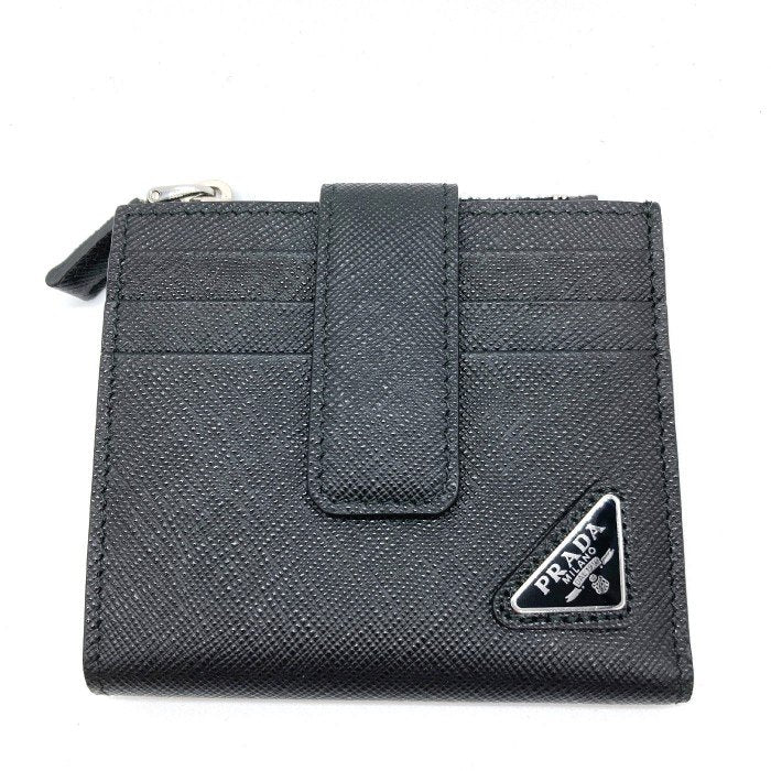 PRADA プラダ MC066 二つ折り財布 メタルロゴ サフィアーノ