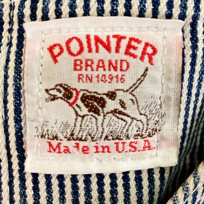USA製【ポインター】ヒッコリー　ペインターパンツ POINTER ポインター USA製 ペインターパンツ ヒッコリー