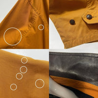 Calvin Klein Sport カルバンクラインスポーツ 襟レザー ハンティングコート マスタード sizeM 瑞穂店