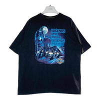 Harley-Davidson ハーレーダビッドソン USA製 シングルステッチ 1991年コピーライト LEGENDS LIVE WHERE LEGENDS ROAM ウルフ バックプリント無し Tシャツ ブラック sizeXL 瑞穂店