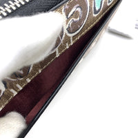 COACH コーチ CM169 シグネチャー PVCレザー ラウンドファスナーウォレット 長財布 カーキ グラフィティ Mint&Serf 福生店