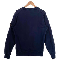 STONE ISLAND ストーンアイランド Cotton Round Neck Long Sleeves ワッペンパッチ スウェットトレーナー ブラック 731563020 Size M 福生店